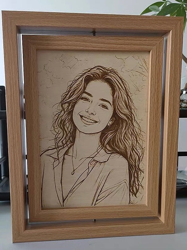 Personalized Photo Wood Engraving