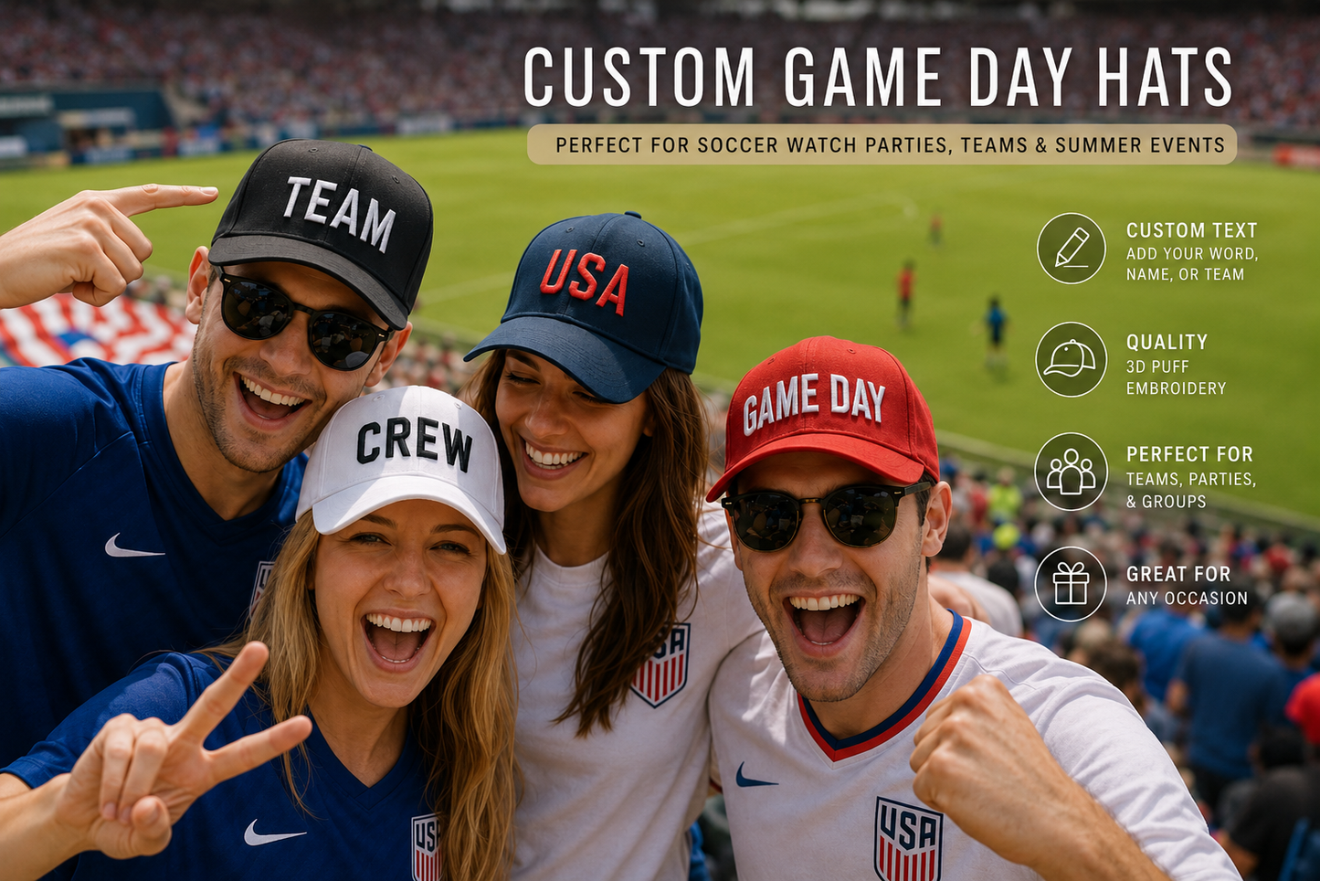 Personalized 3D Puff Baseball Cap