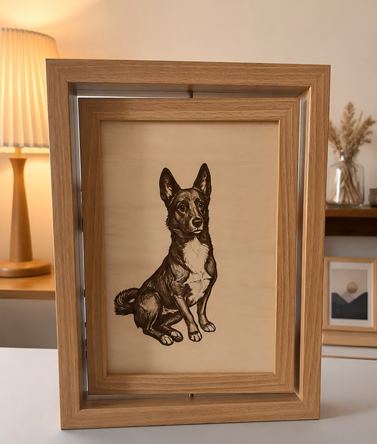 Personalized Photo Wood Engraving