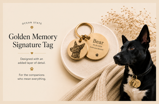 Golden Memory Double-Layer Pet Tag